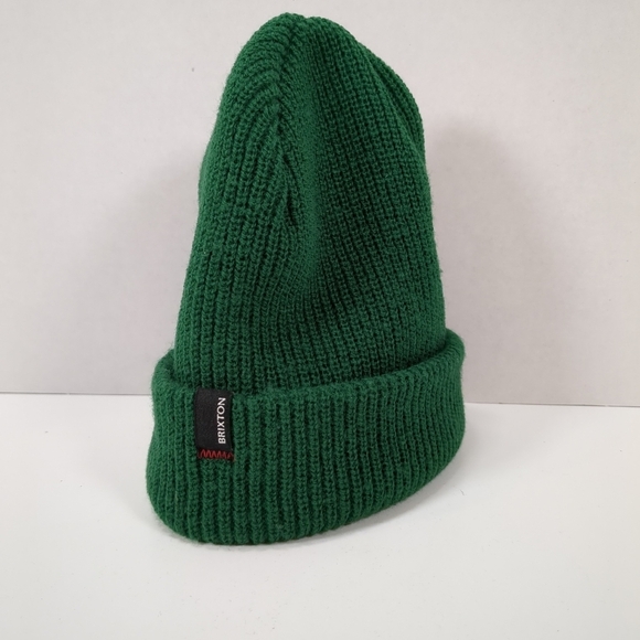 Brixton knit small green beanie - Picture 1 of 8